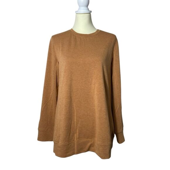 C.O.Z.Y Long Sleeve Jersey Knit Pullover Crewneck Sweatshirt Women's Size Large - Picture 1 of 13